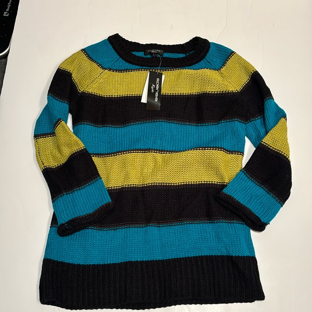 NWT SPENSE KNIT sweater stripes S small